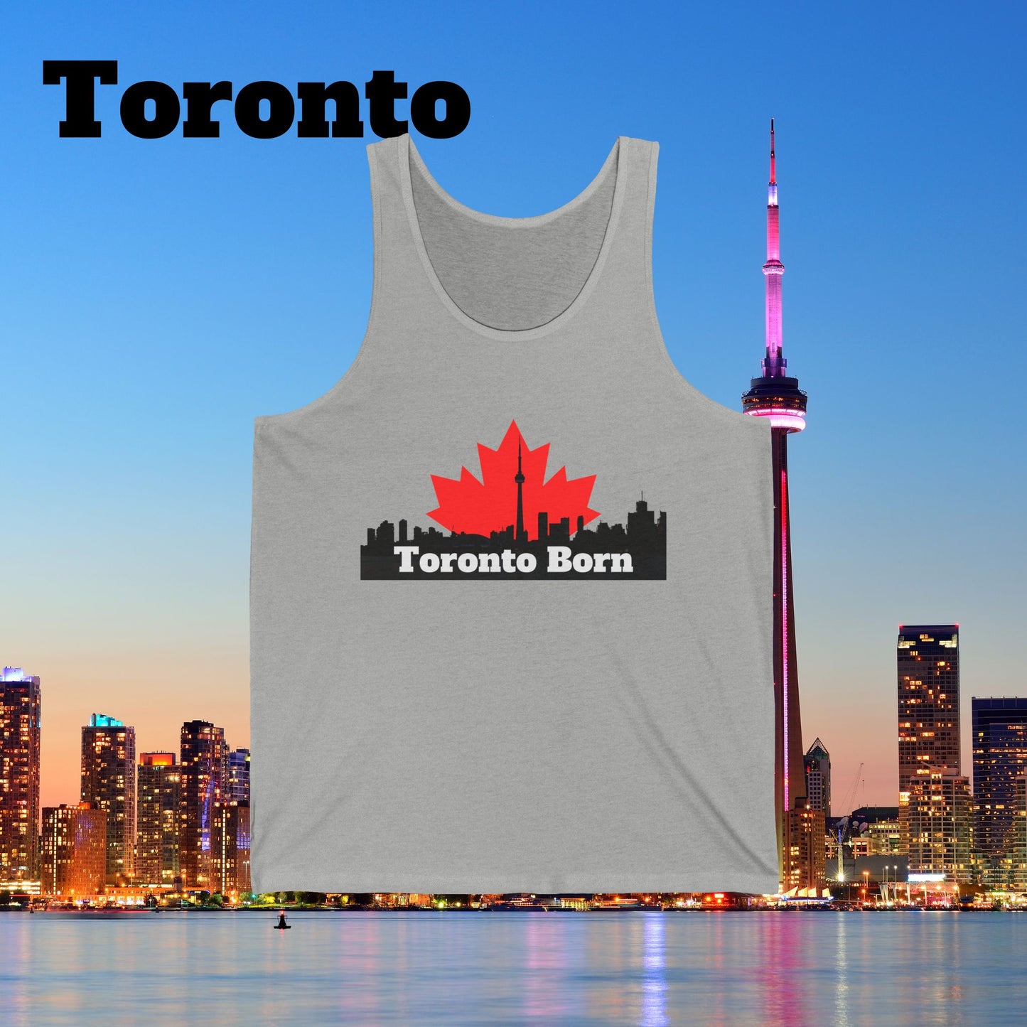 Toronto Born OG - Unisex Jersey Tank