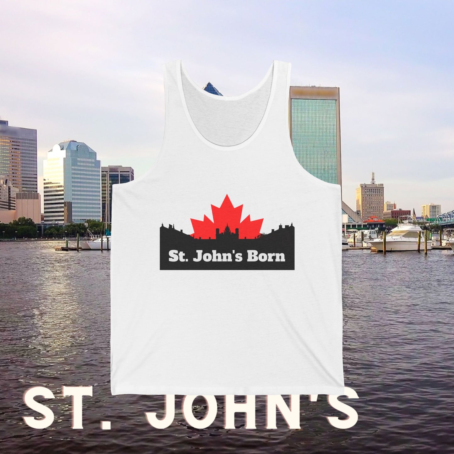 St. John Born OG - Unisex Jersey Tank