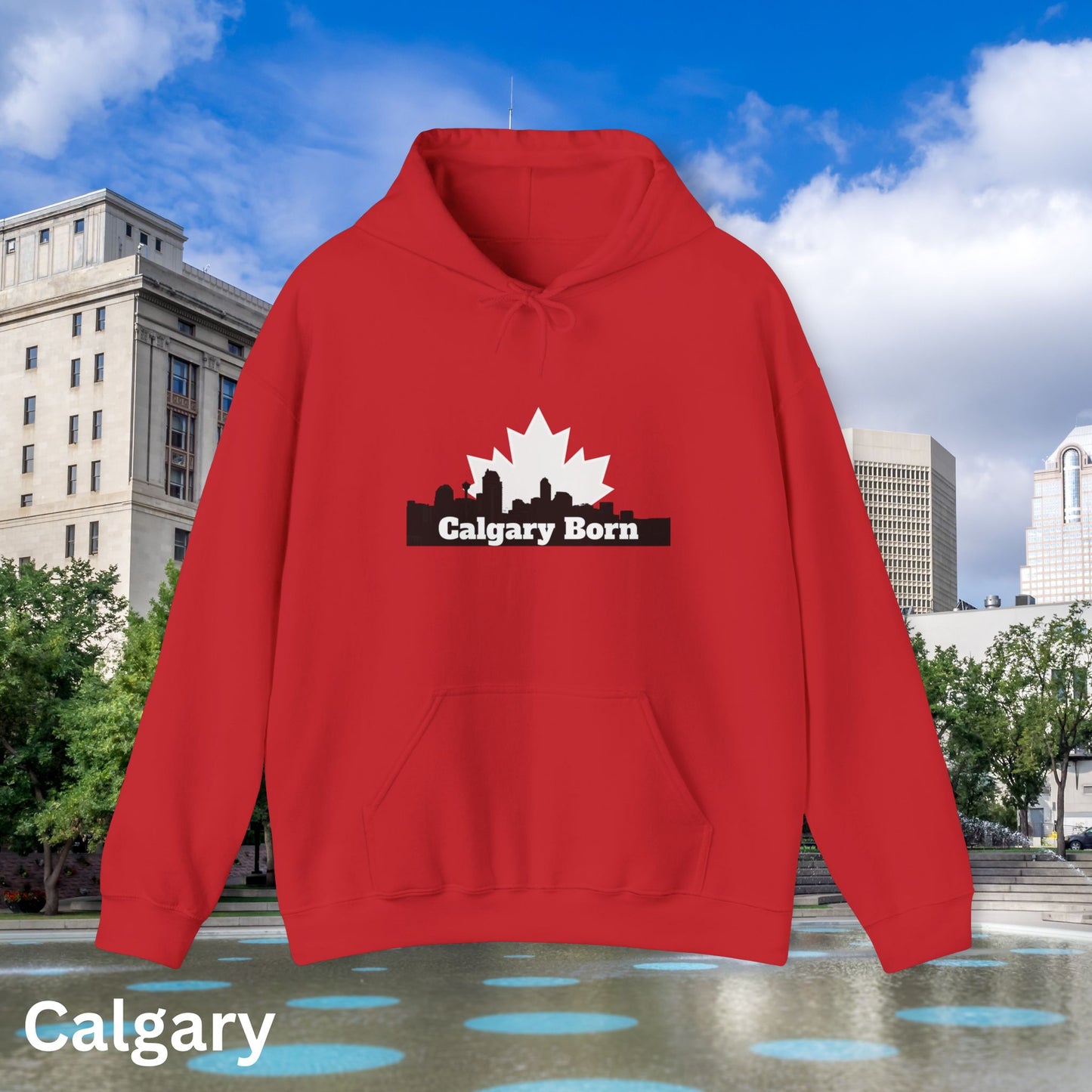 Calgary Born OG Red Hoodie