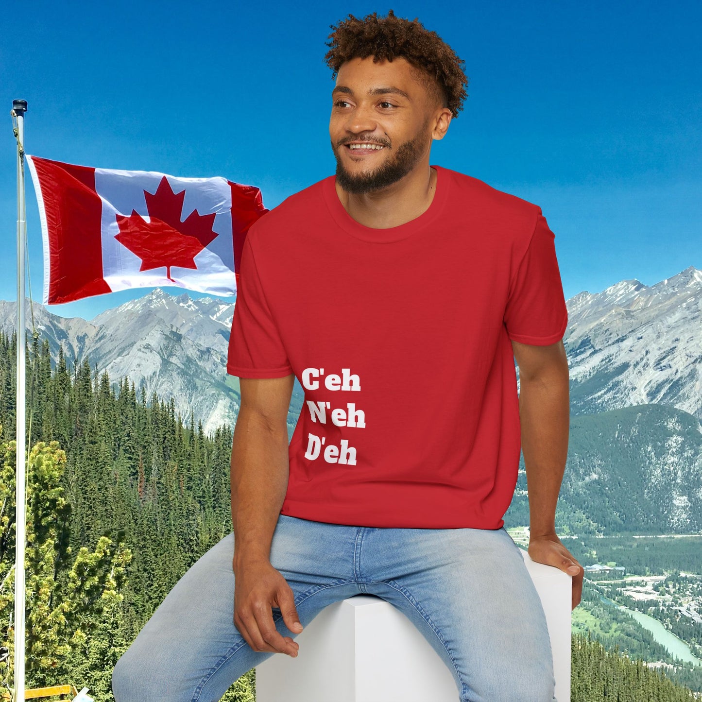 "C'eh, N'eh, D'eh" OG Red T-Shirt!