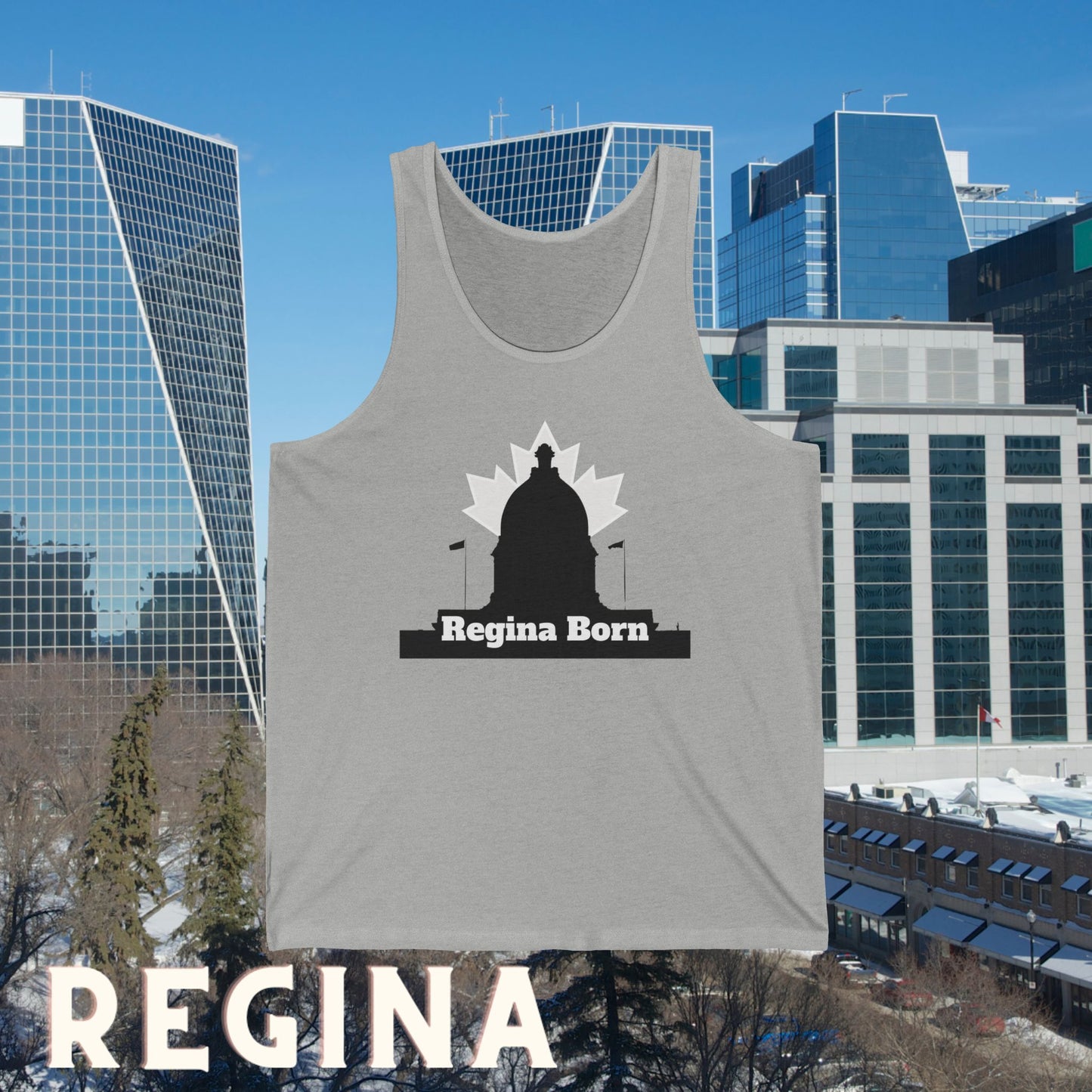 Regina Born Red Unisex Tank