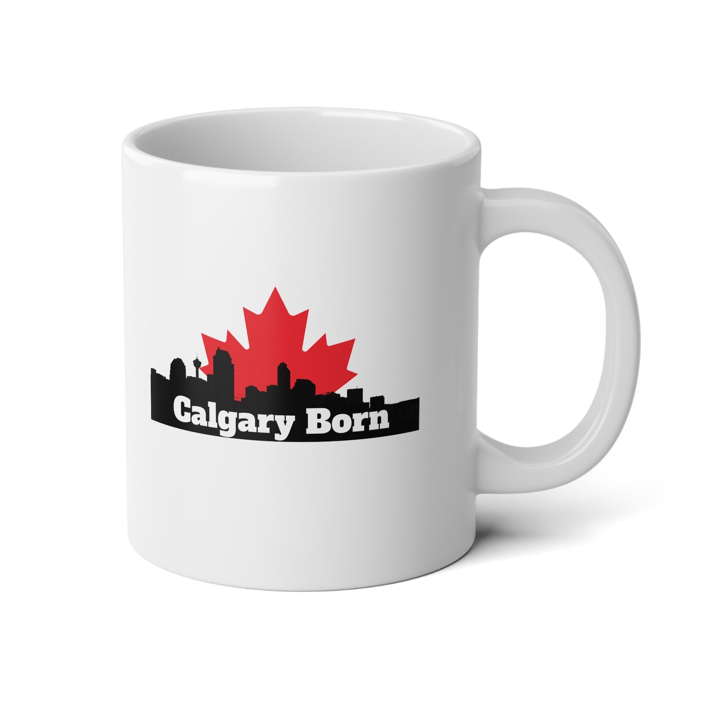 Calgary Born Jumbo Mug