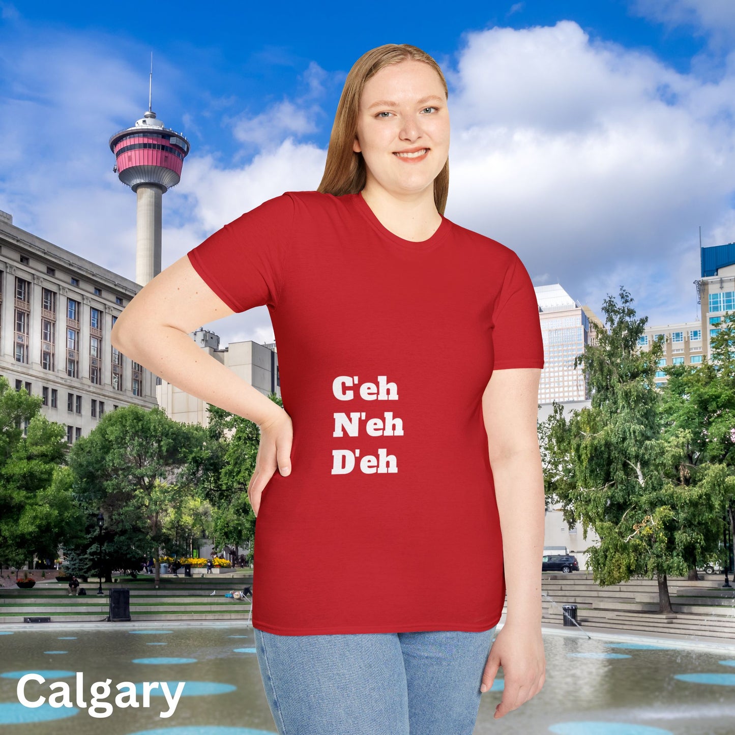 "C'eh, N'eh, D'eh" OG Red T-Shirt!