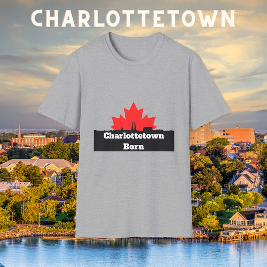 Charlottetown Born White Tshirt