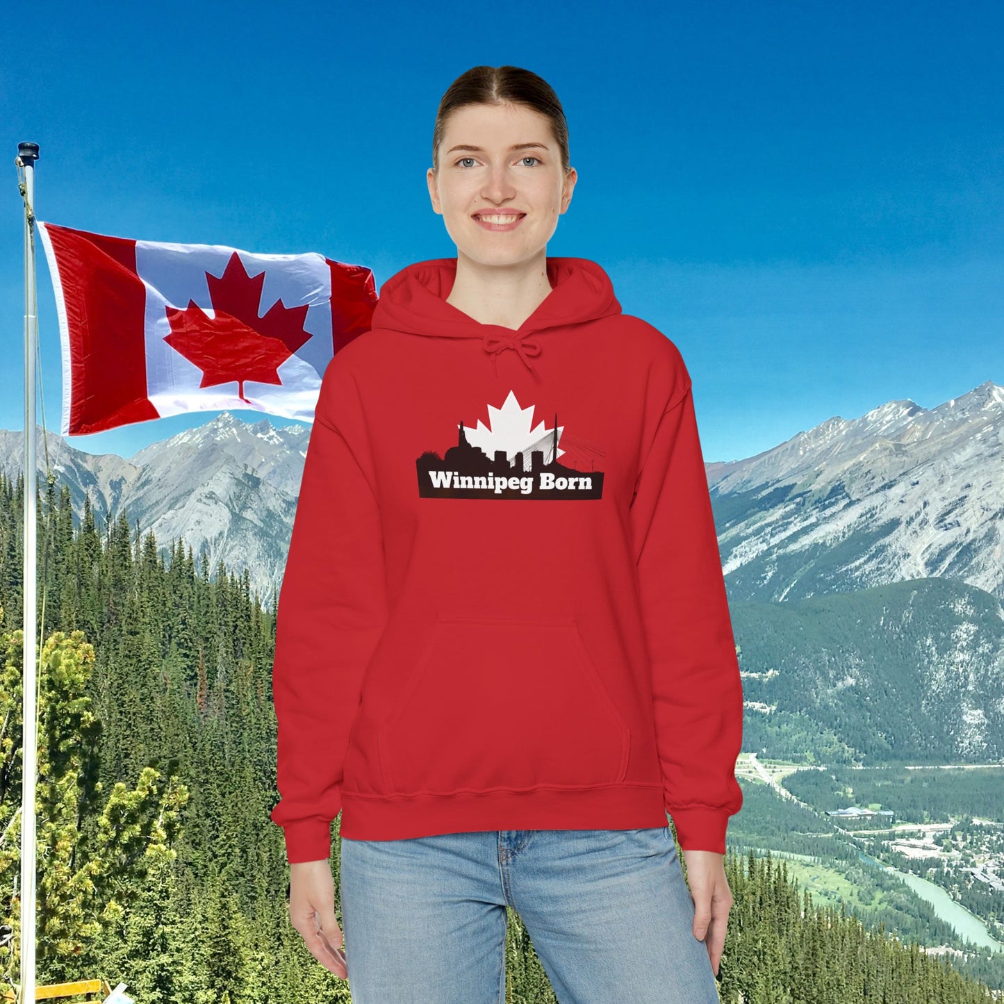 Winnipeg Born OG Red Hoodie