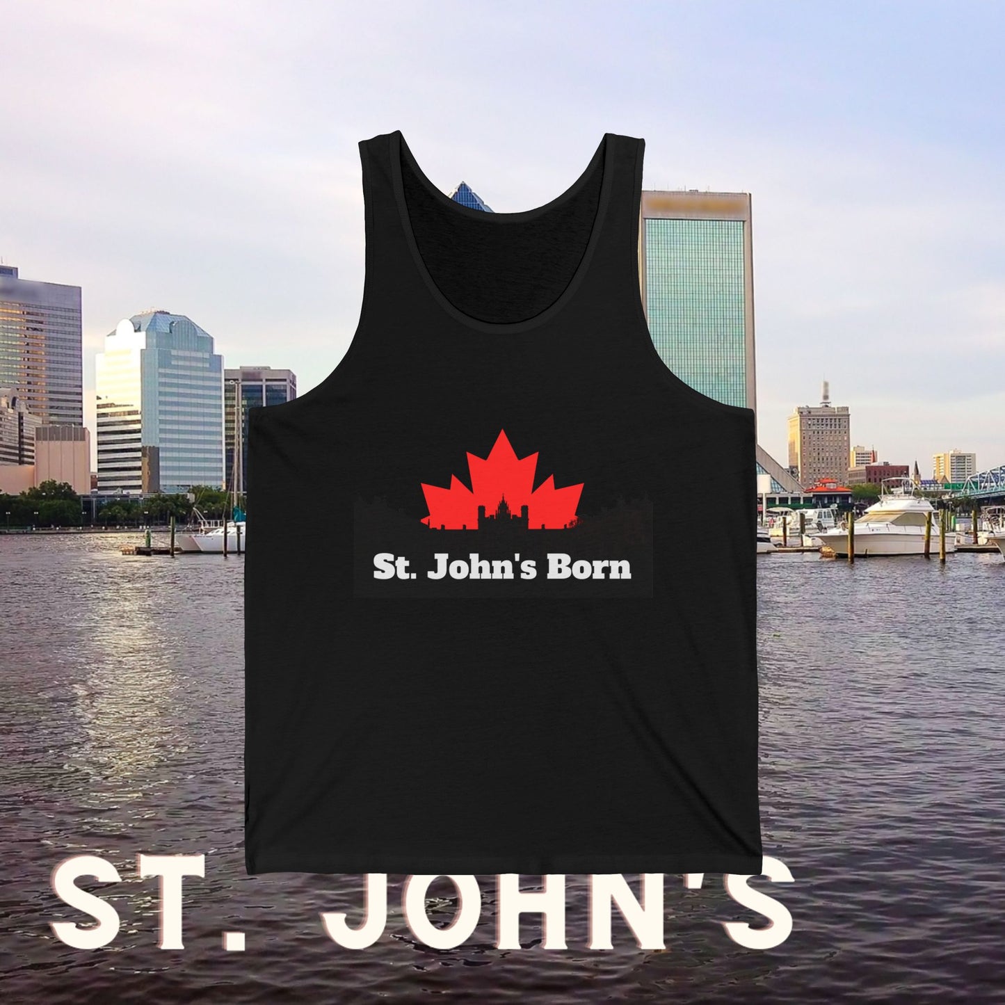 St. John Born OG - Unisex Jersey Tank