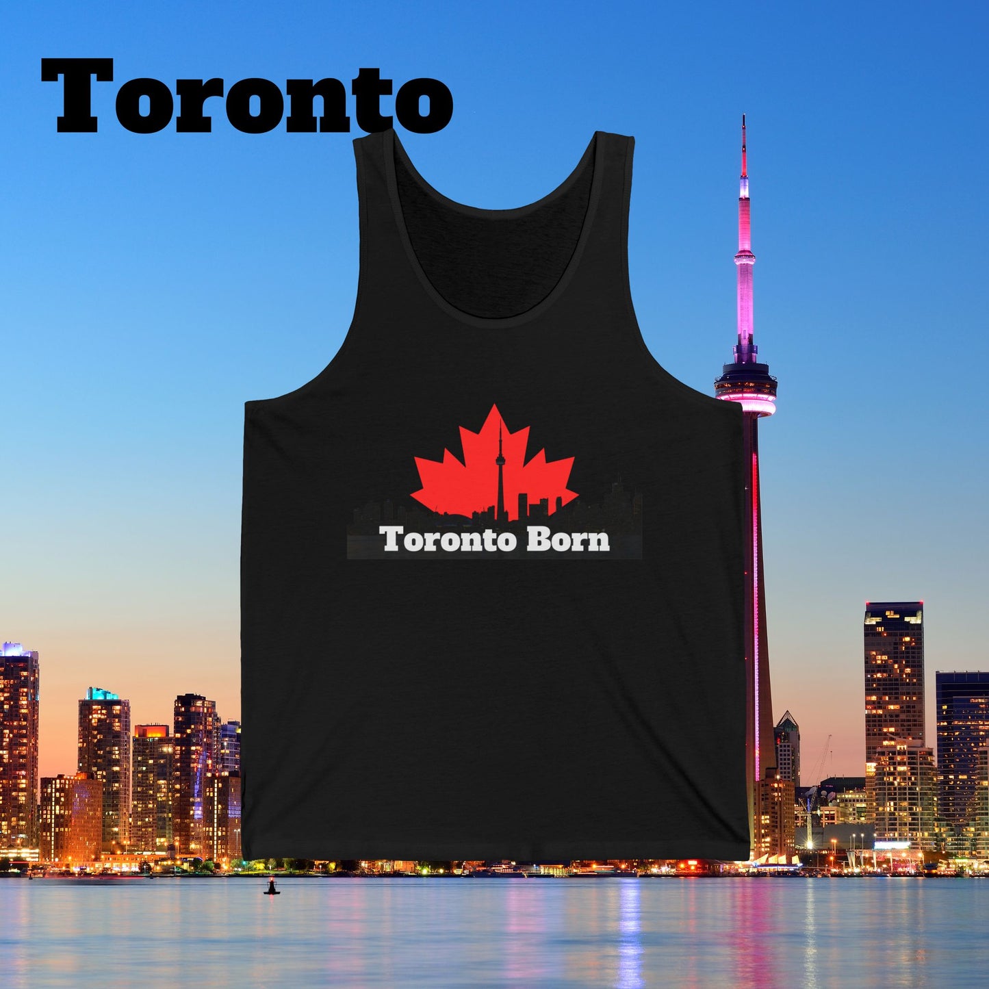 Toronto Born OG - Unisex Jersey Tank