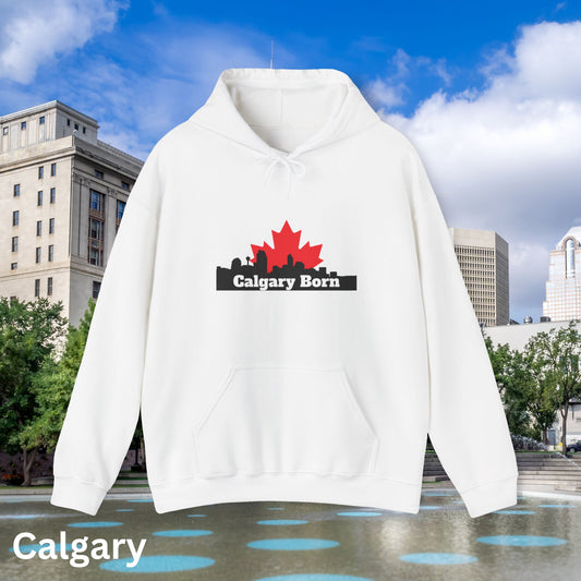 Calgary Born OG White Hoodie