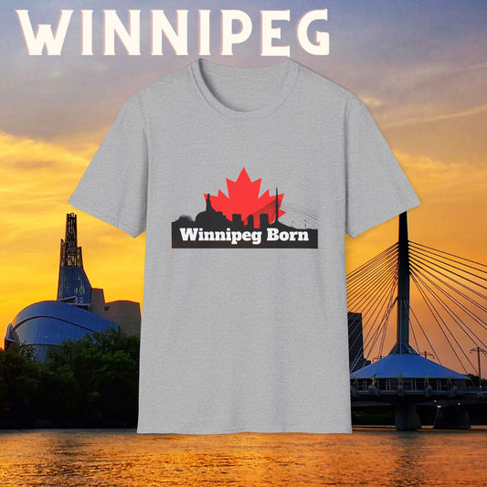 Winnipeg Born White T-Shirt