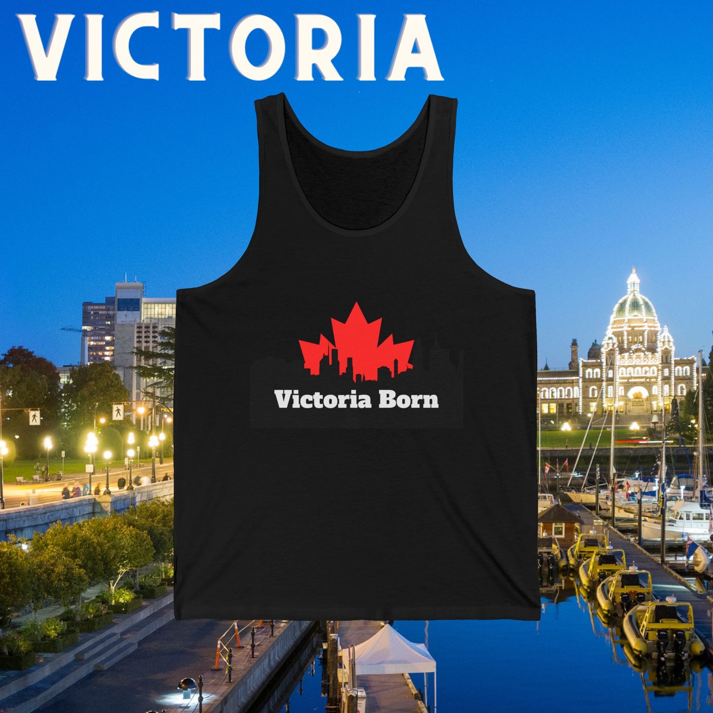 Victoria Born OG - Unisex Jersey Tank