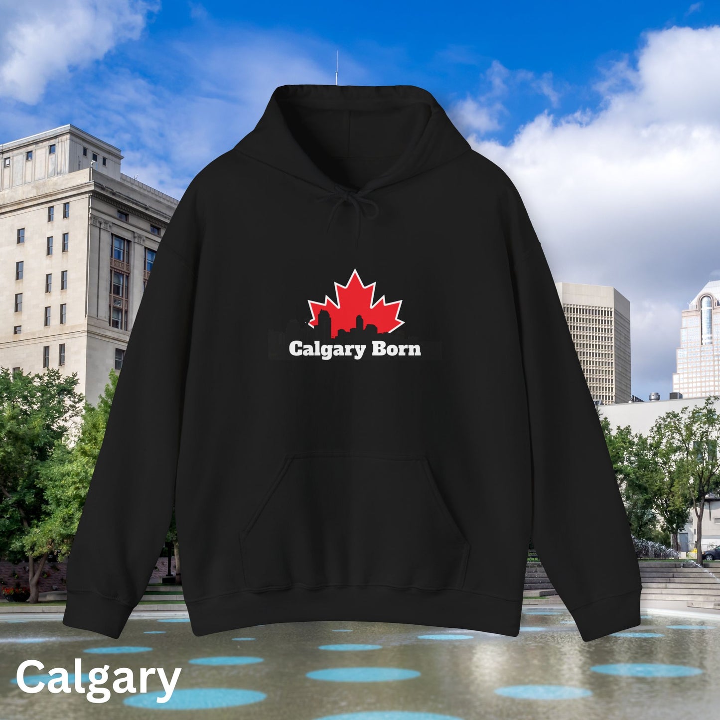 Calgary Born OG White Hoodie