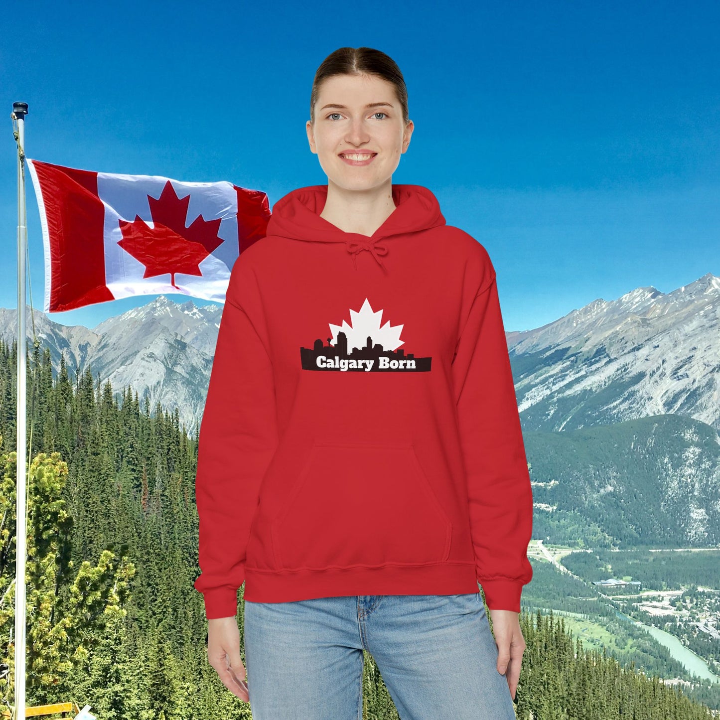 Calgary Born OG Red Hoodie