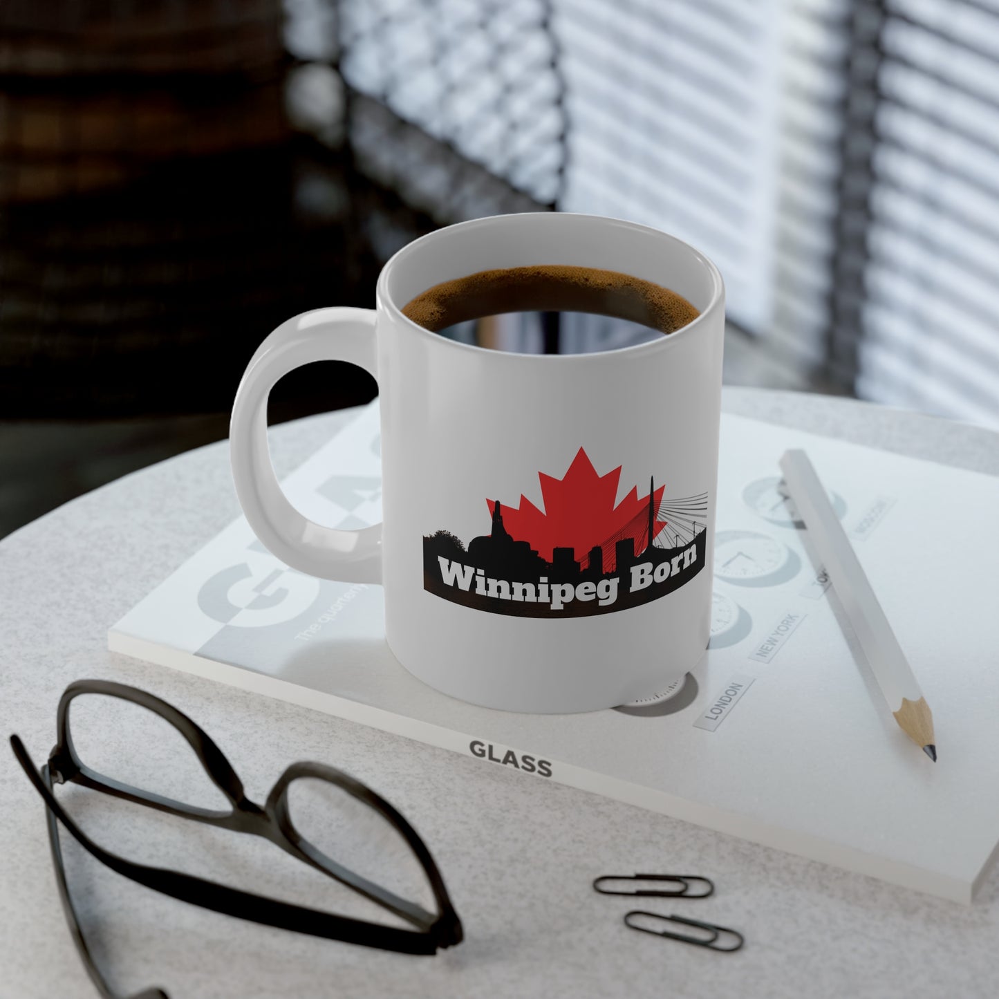 Winnipeg Born Jumbo Mug