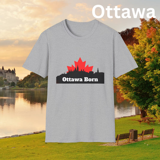 Ottawa Born White T-Shirt