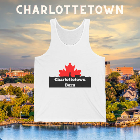 Charlottetown Born OG - Unisex Jersey Tank