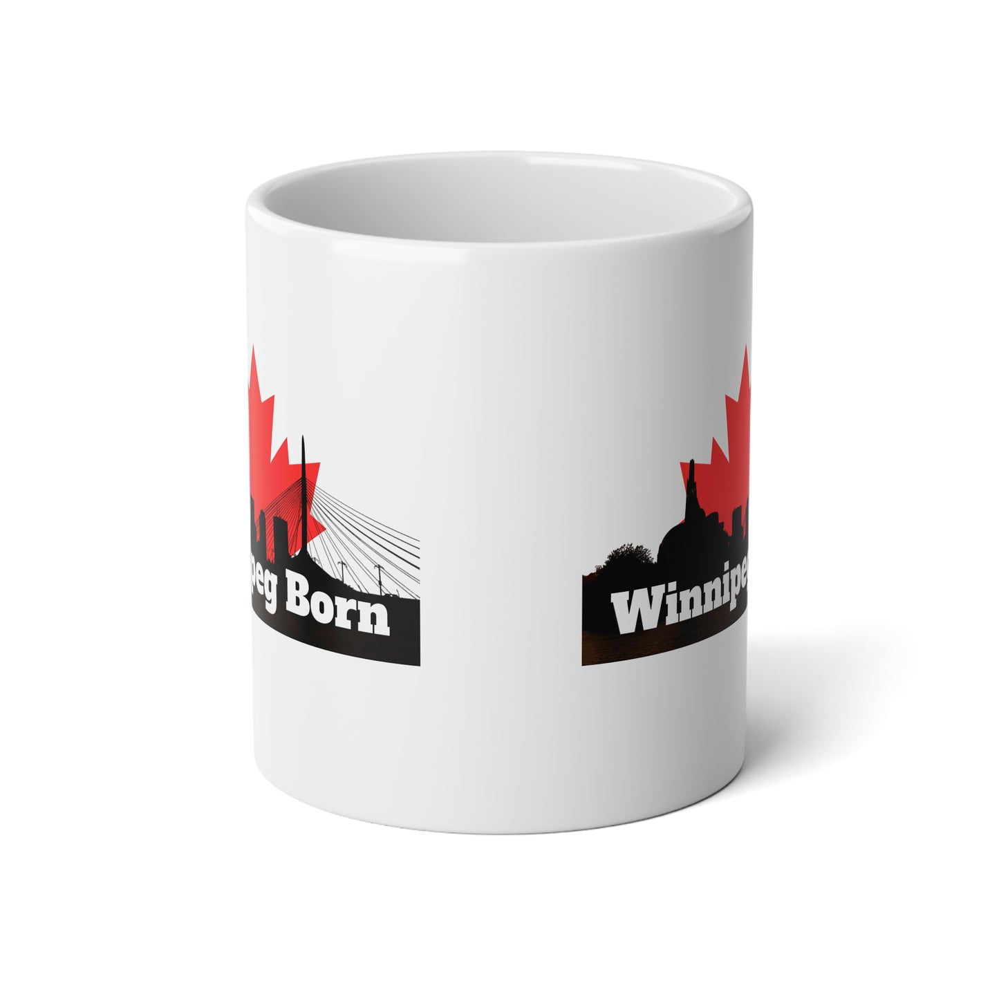 Winnipeg Born Jumbo Mug