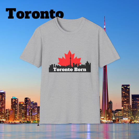 Toronto Born White T-Shirt