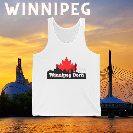 Winnipeg Born OG - Unisex Jersey Tank