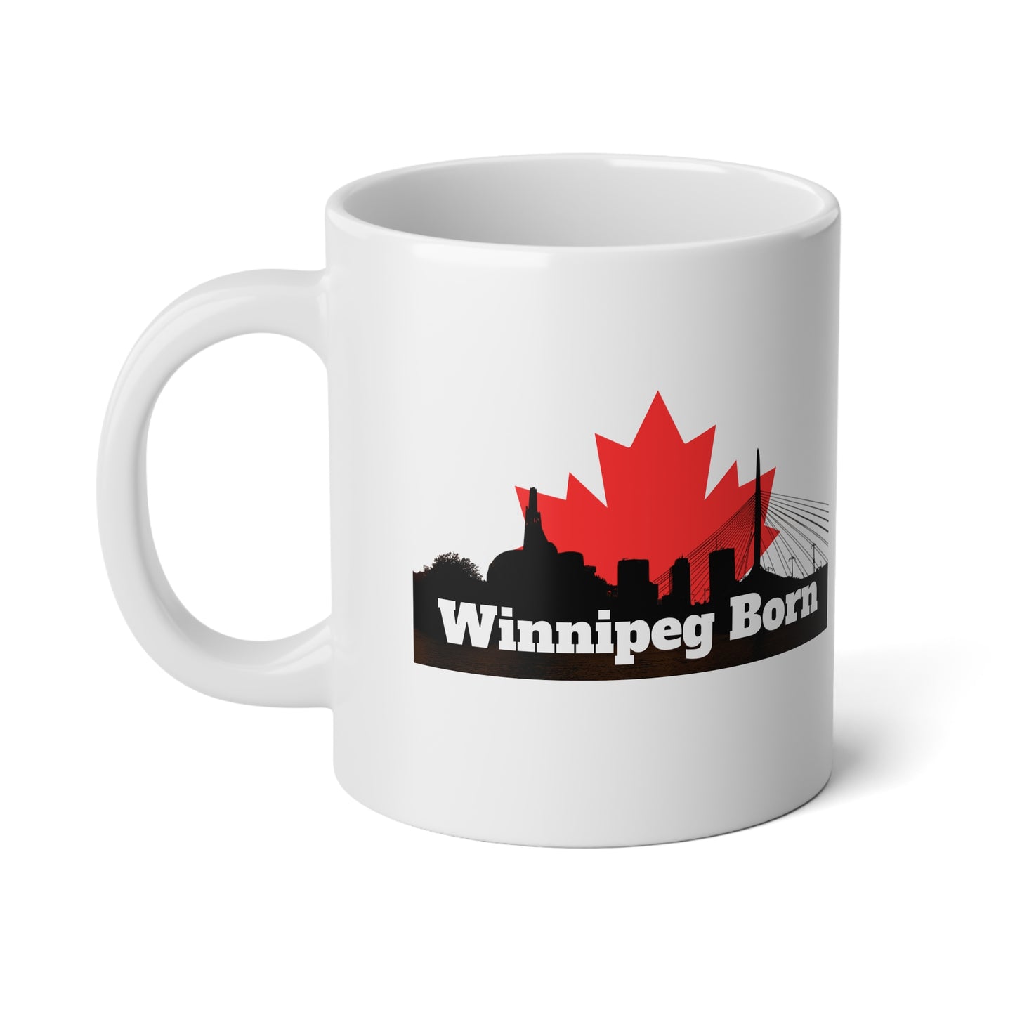 Winnipeg Born Jumbo Mug