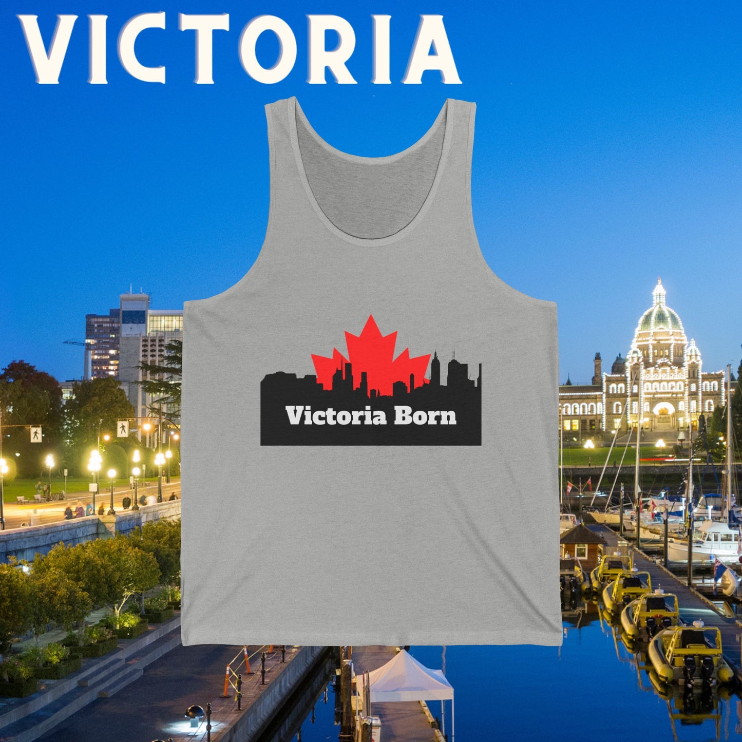 Victoria Born OG - Unisex Jersey Tank