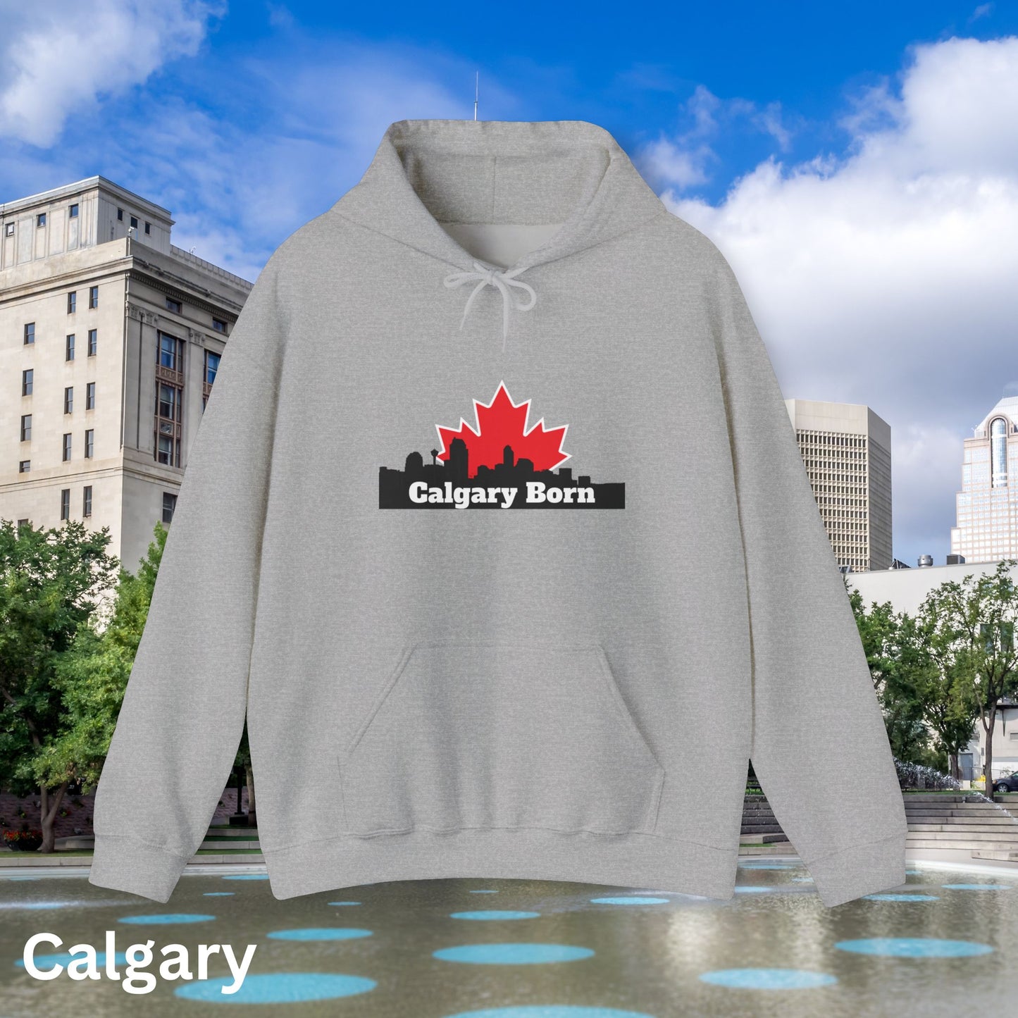 Calgary Born OG White Hoodie