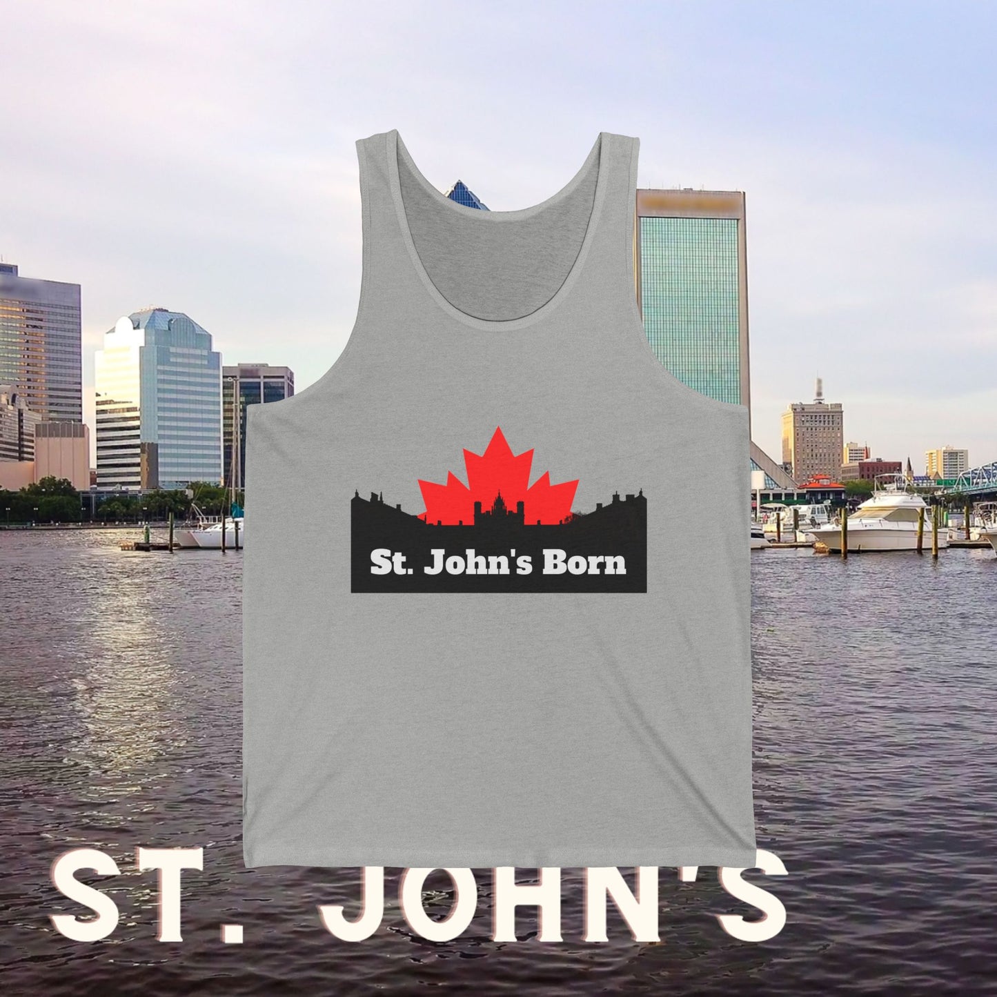 St. John Born OG - Unisex Jersey Tank